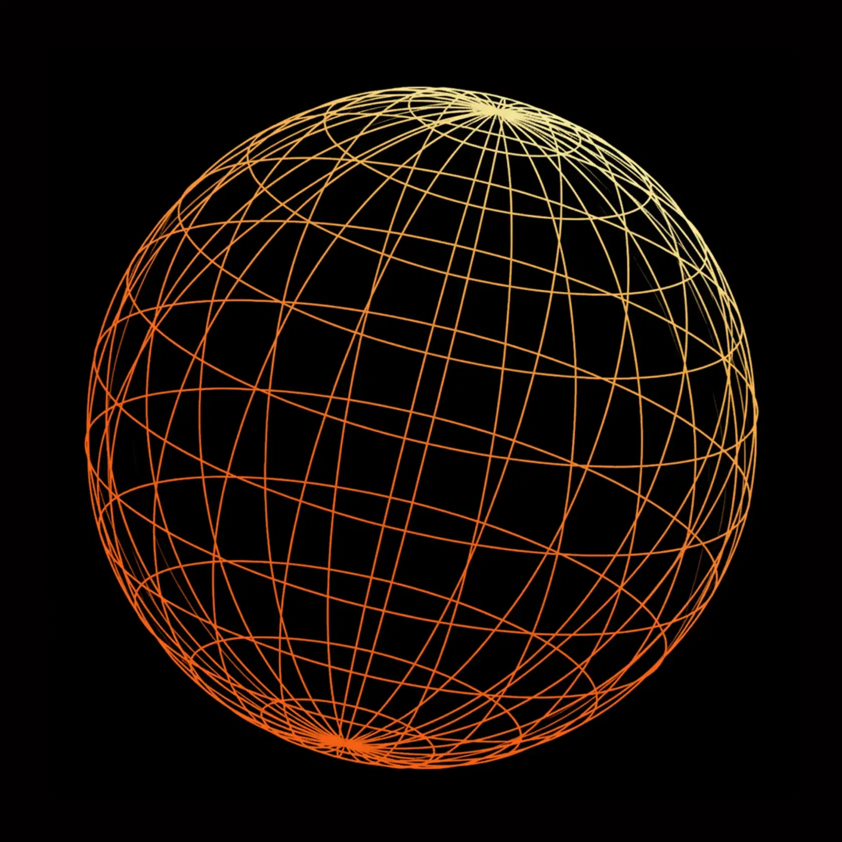 Decorative abstract sphere
