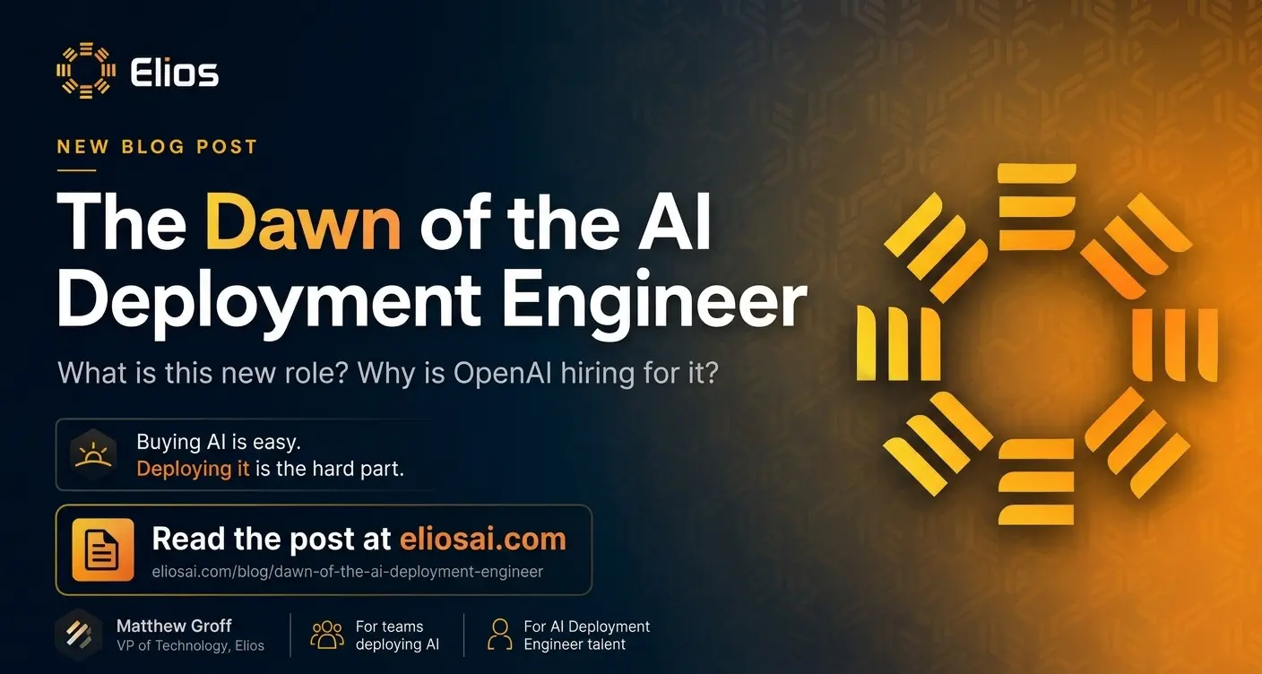 The Dawn of the AI Deployment Engineer